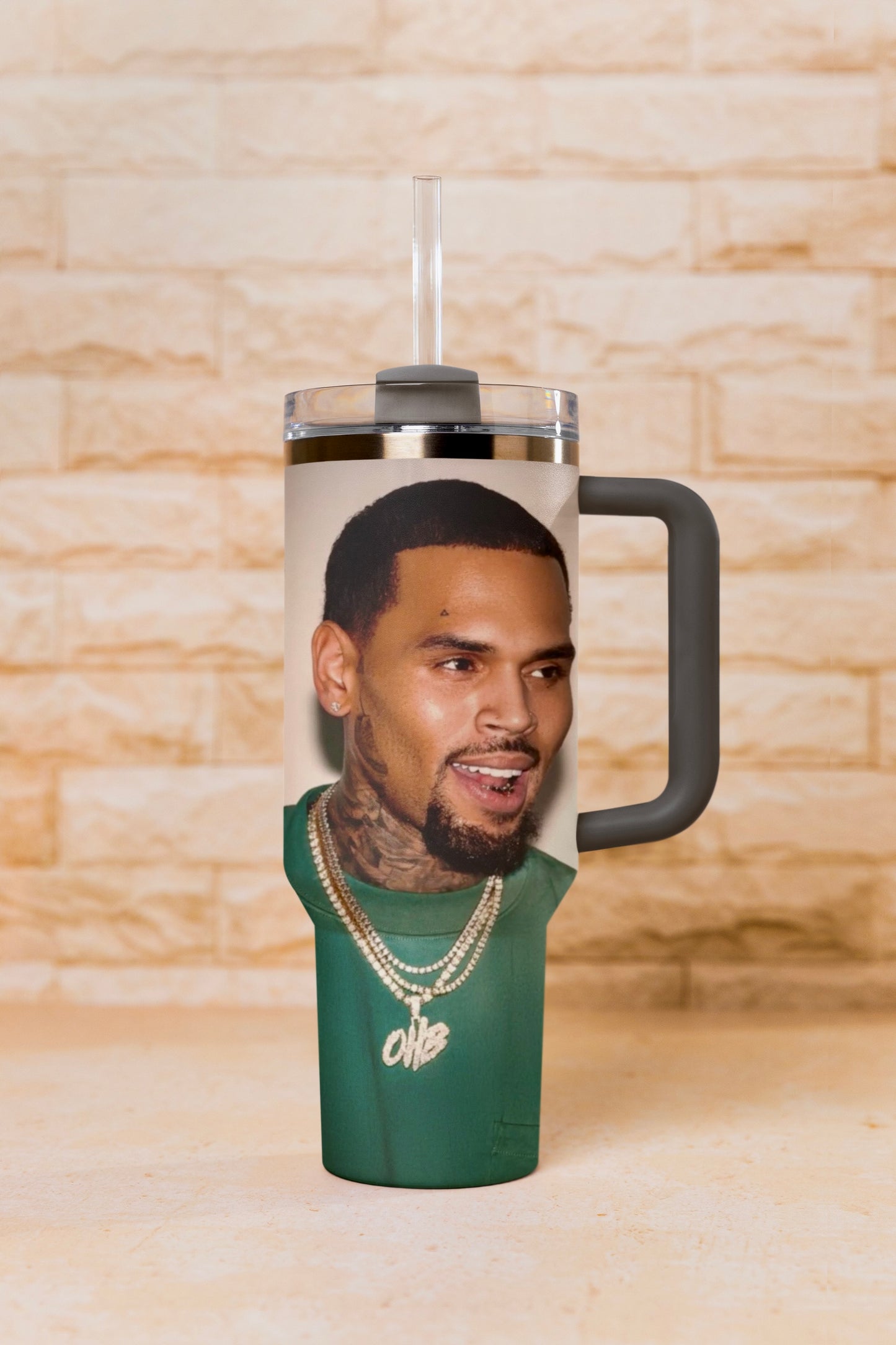30oz CHRIS BROWN TUMBLER CUP