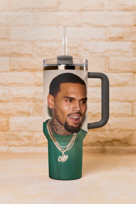 30oz CHRIS BROWN TUMBLER CUP